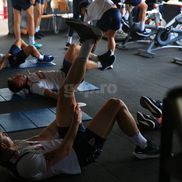 Antrenament la sala de forţă al echipei naţionale de tineret FOTO: Ionuţ Iordache (GSP)