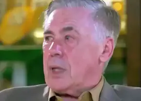 Carlo Ancelotti a început să plângă pentru prima oară în studio