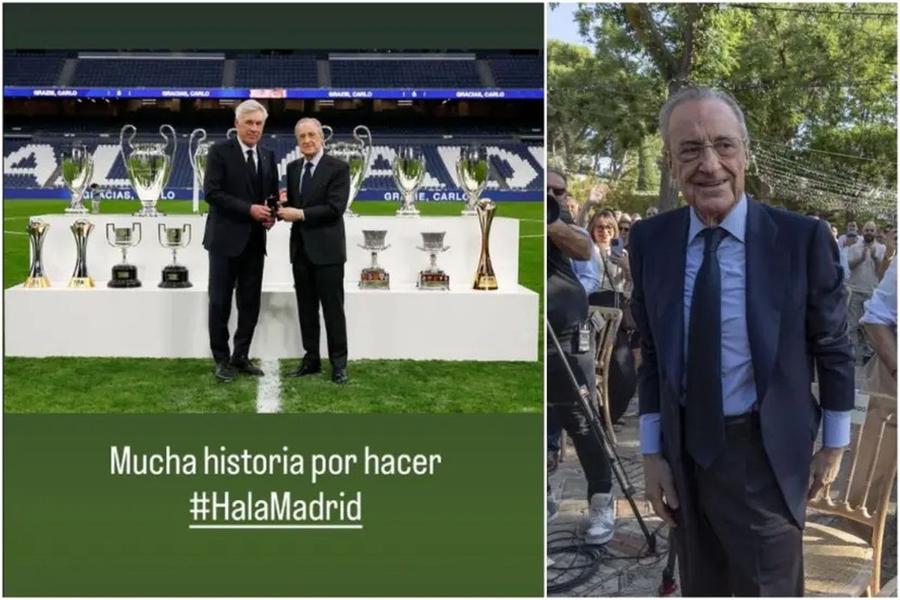Mesajul lui Carlo Ancelotti de susținere a actualului președinte, Florentino Perez Contracandidatul lui Florentino Perez: „Raul va fi directorul meu sportiv! Îl aduc pe Rodri” » Carlo Ancelotti intră și el în joc