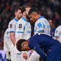 Jucătorii lui Olympique Marseille, într-un duel cu PSG din Ligue 1 /. Foto: Imago