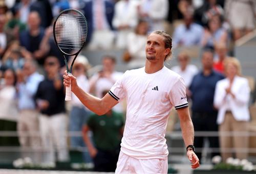 Alexander Zverev, unul dintre sfertfinaliștii Roland Garros // FOTO Getty Images