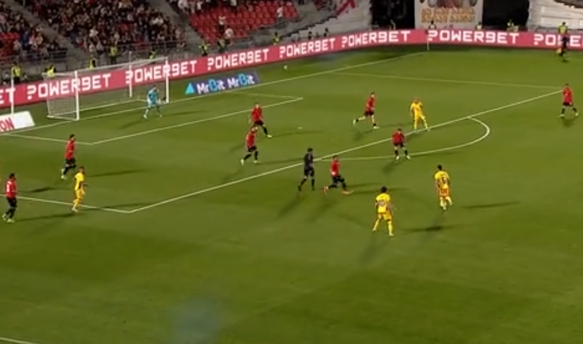 Gol Louis Munteanu amical Georgia - România