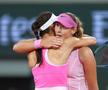 Mirra Andreeva, îmbrățișând-o pe Sorana după meci // foto: Guliver/gettyimages