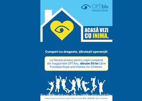 OPTIblu transformă ochelarii în ore de meditații, terapie și încredere pentru copiii Hope and Homes for Children