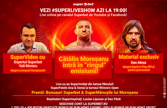 Vezi SuperLive Show azi la 19:00, emisiunea exclusiv online unde poți câștiga super premii în fiecare săptămână!