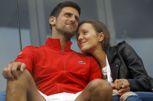Novak și Jelena Djokovic // foto: Guliver/gettyimages