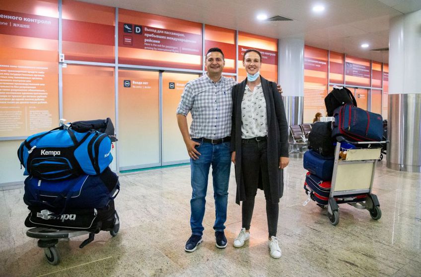 Pera pe aeroportul din Moscova cu reprezentanta ȚSKA FOTO ȚSKA