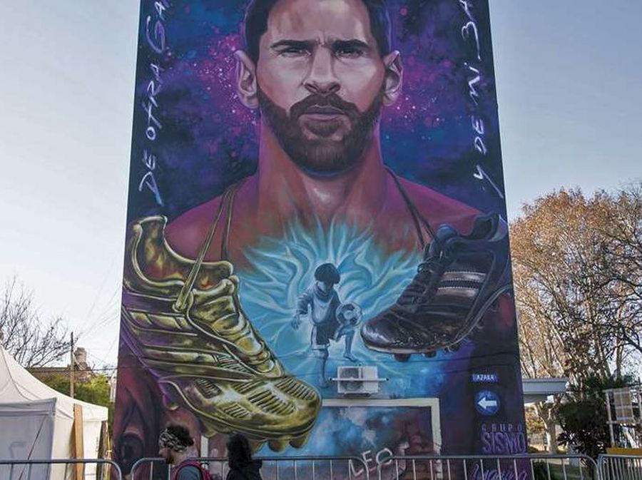 Frescă de 14 metri pentru Messi în Argentina după ce a rămas liber de contract: „Din altă galaxie!”