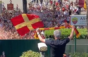 „Olé, olé, olé, olé, Jose, Jose”! Imagini senzaționale cu sosirea lui Jose Mourinho la Roma