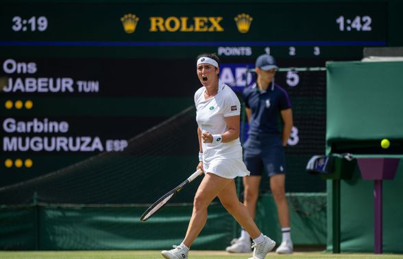 Ons Jabeur continuă să scrie istorie pentru sportul arab! A învins o dublă câștigătoare de Grand Slam și s-a calificat în „optimi” la Wimbledon