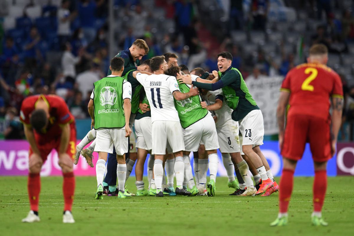Belgia - Italia, „sferturi” Euro 2020