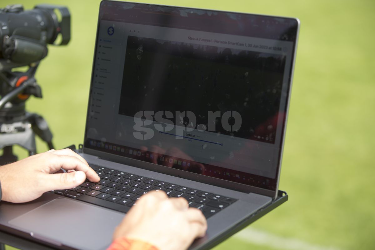 FCSB Hi-Tech » Reporterii GSP prezintă în detaliu arsenalul de echipament SF deplasat de vicecampioană. Cum funcționează: „Pot crea virtual și zone de teren”