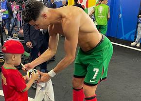 Gest emoționant al lui Ronaldo. Cele mai frumoase clipe din viața unui copil bolnav incurabil