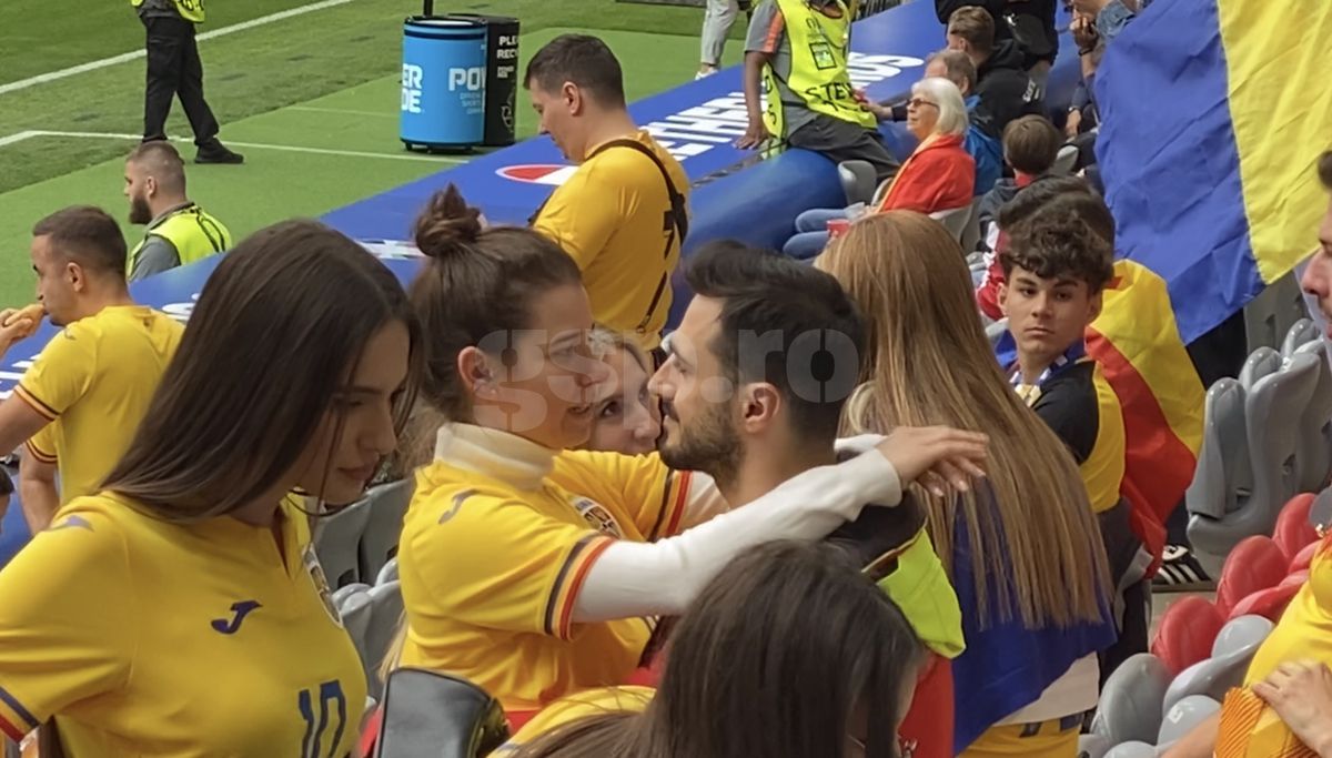 Love is in the air: Kira Hagi, surprinsă în brațele iubitului ei  » Scene romantice în tribunele Allianz Arena