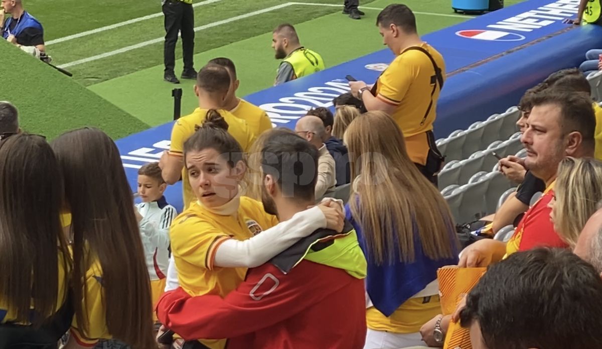 Love is in the air: Kira Hagi, surprinsă în brațele iubitului ei  » Scene romantice în tribunele Allianz Arena