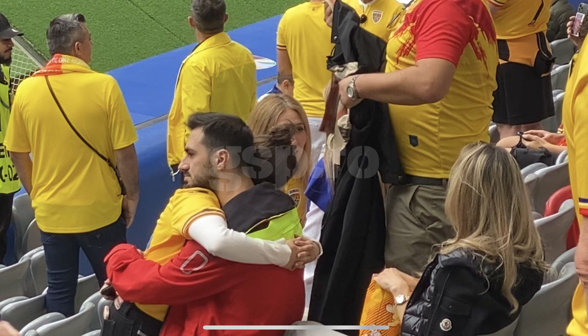 Love is in the air: Kira Hagi, surprinsă în brațele iubitului ei  » Scene romantice în tribunele Allianz Arena