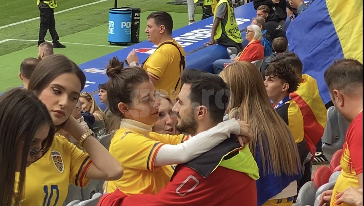 Love is in the air: Kira Hagi, surprinsă în brațele iubitului ei  » Scene romantice în tribunele Allianz Arena