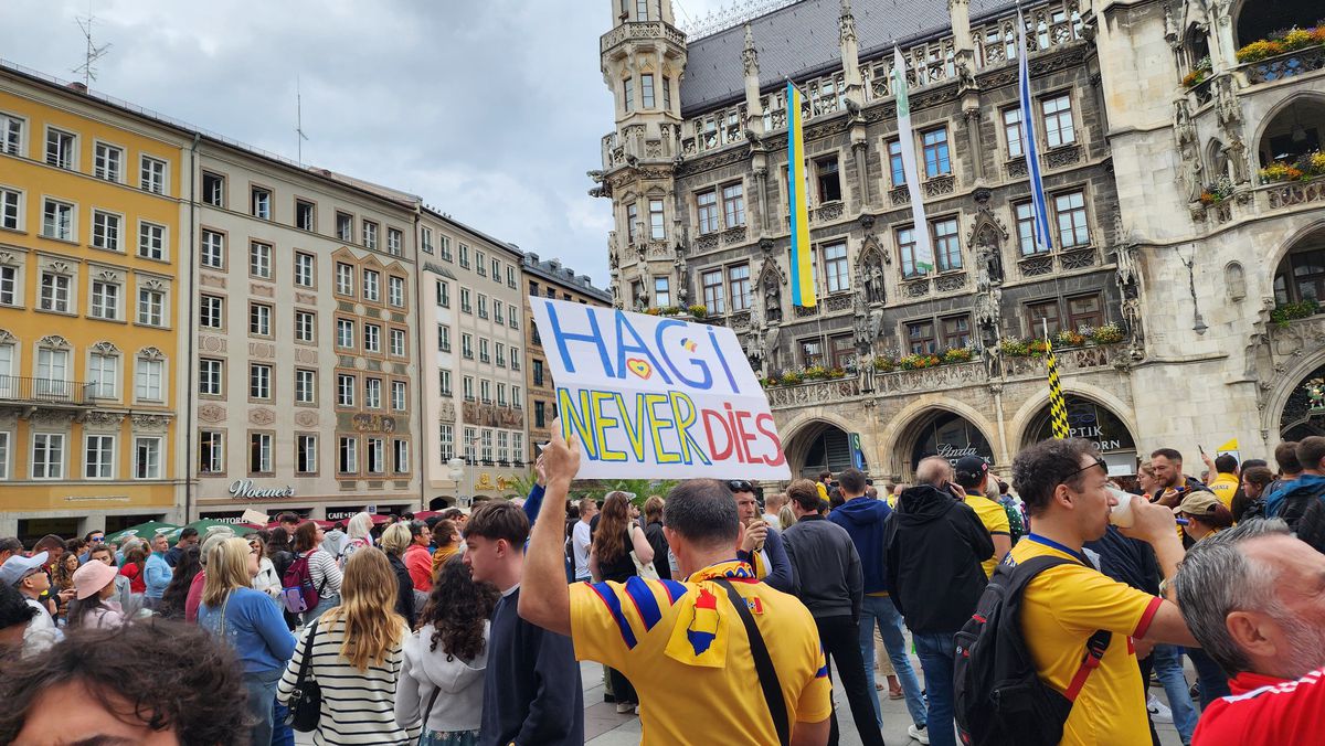 Fanii români fac spectacol la Munchen / România - Olanda, 02.07.2024