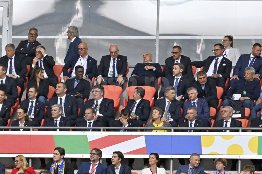 Loja FRF la meciul România - Olanda de la EURO 2024 a fost plină de vedete, de la foști mari fotbaliști la șefii UEFA.