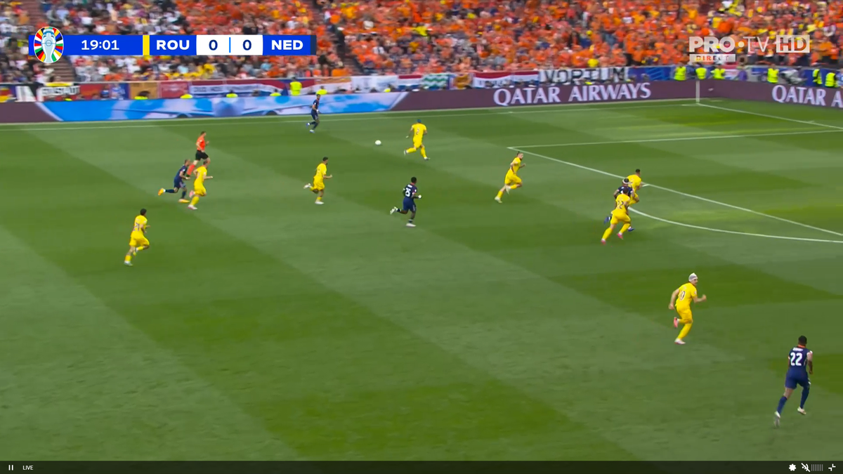 Golul lui Gakpo în România - Olanda, la EURO 2024