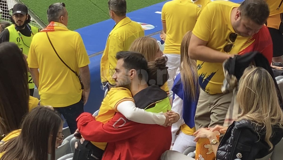 Love is in the air: Kira Hagi, surprinsă în brațele iubitului ei  » Scene romantice în tribunele Allianz Arena