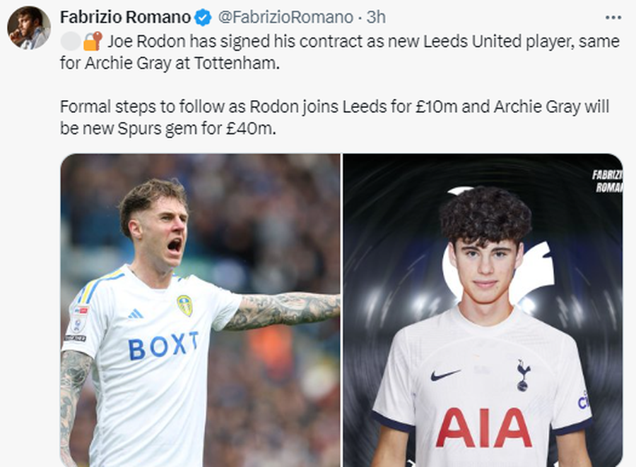 Tottenham, afacere de 50 de milioane de lire sterline cu Leeds United » Un potențial concurent pentru Radu Drăgușin a fost cedat