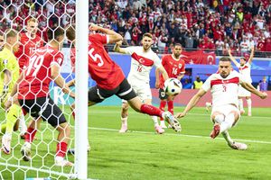 Austria - Turcia, ultima „optime” de la EURO 2024 » La indigo! Merih Demiral reușește „doppietta” în urma unui alt corner