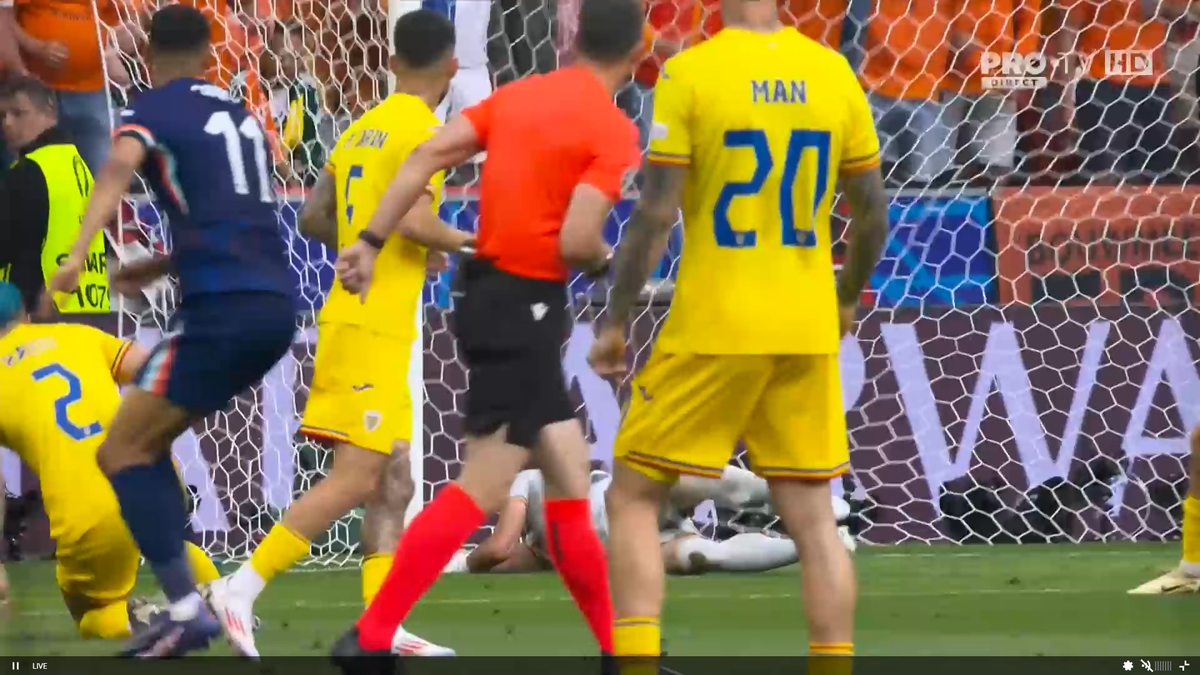 Golul lui Gakpo în România - Olanda, la EURO 2024