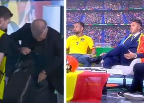 Marica și Raț, contrariați de imaginile cu Edi Iordănescu de la sosirea la Allianz Arena: „Doar n-a venit din barcă!” » Ce s-a petrecut la coborârea din autocar