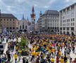 Fanii români fac spectacol la Munchen înaintea meciului cu Olanda / Foto: Cristian Preda (GSP.ro)