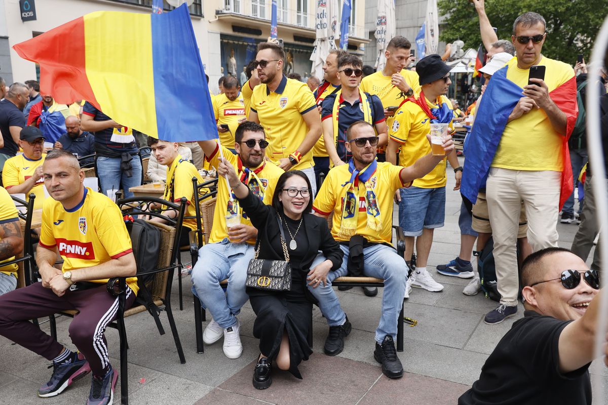 Fanii români fac spectacol la Munchen / România - Olanda, 02.07.2024