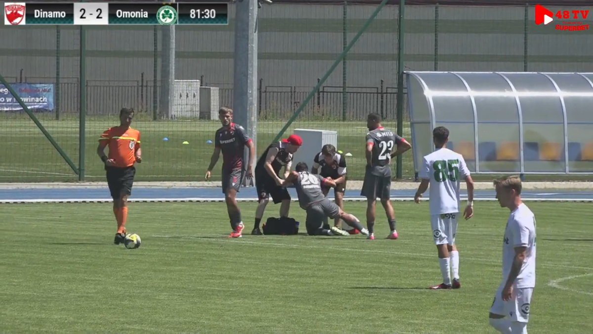 Urmărit de ghinion! Pariul lui Dinamo pentru sezonul viitor s-a „rupt”: cât de gravă e accidentarea