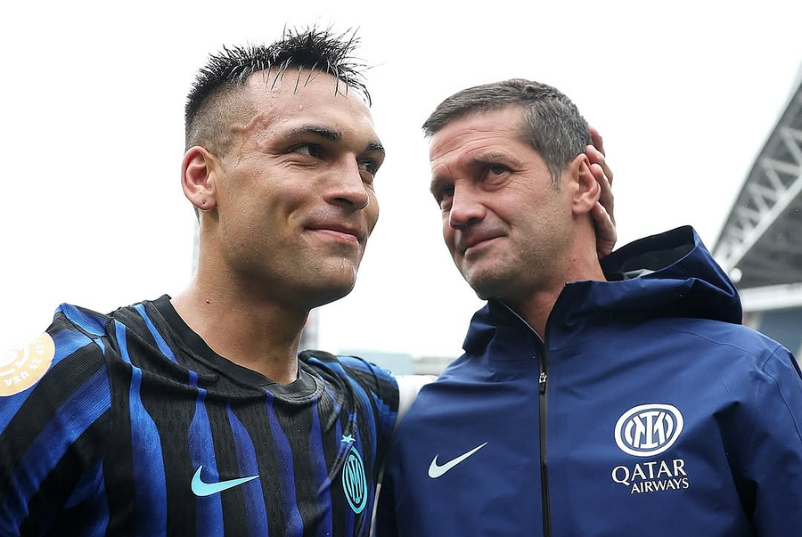 Lautaro Martinez și Cristi Chivu se înțeleg de minune / Foto: Instagram Record în ultimii 60 de ani! » Capitolul la care Chivu e lider la Inter + Urmează o lună și jumătate de foc