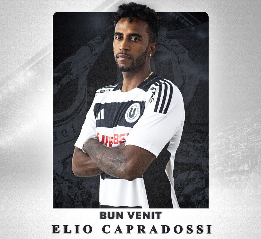 Elio Capradossi a fost prezentat în Superligă! A crescut la Roma și vine să se bată la podium