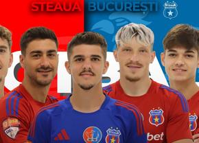 Steaua București a oficializat astăzi 5 transferuri: trei români și doi spanioli