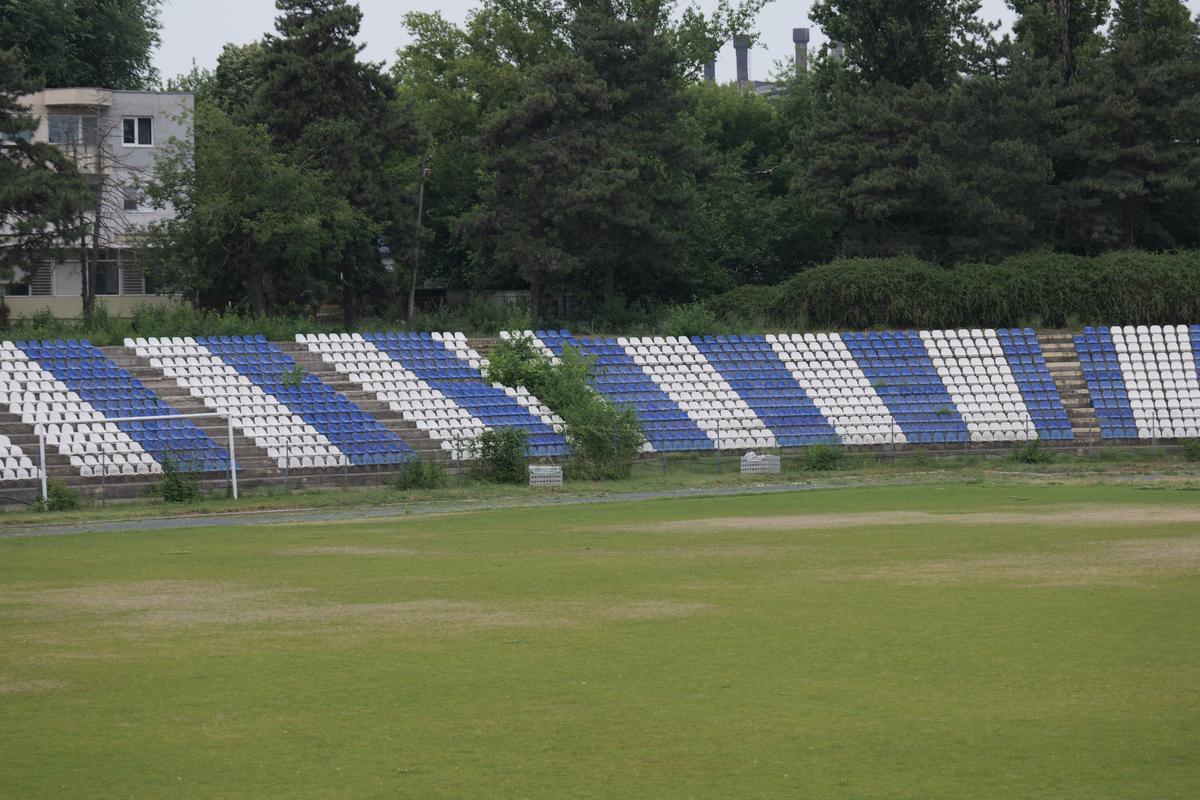 Cum arată stadionul „Delta - Gheorghe Iamandi” din Tulcea // foto: Andrei Furnigă (GSP)