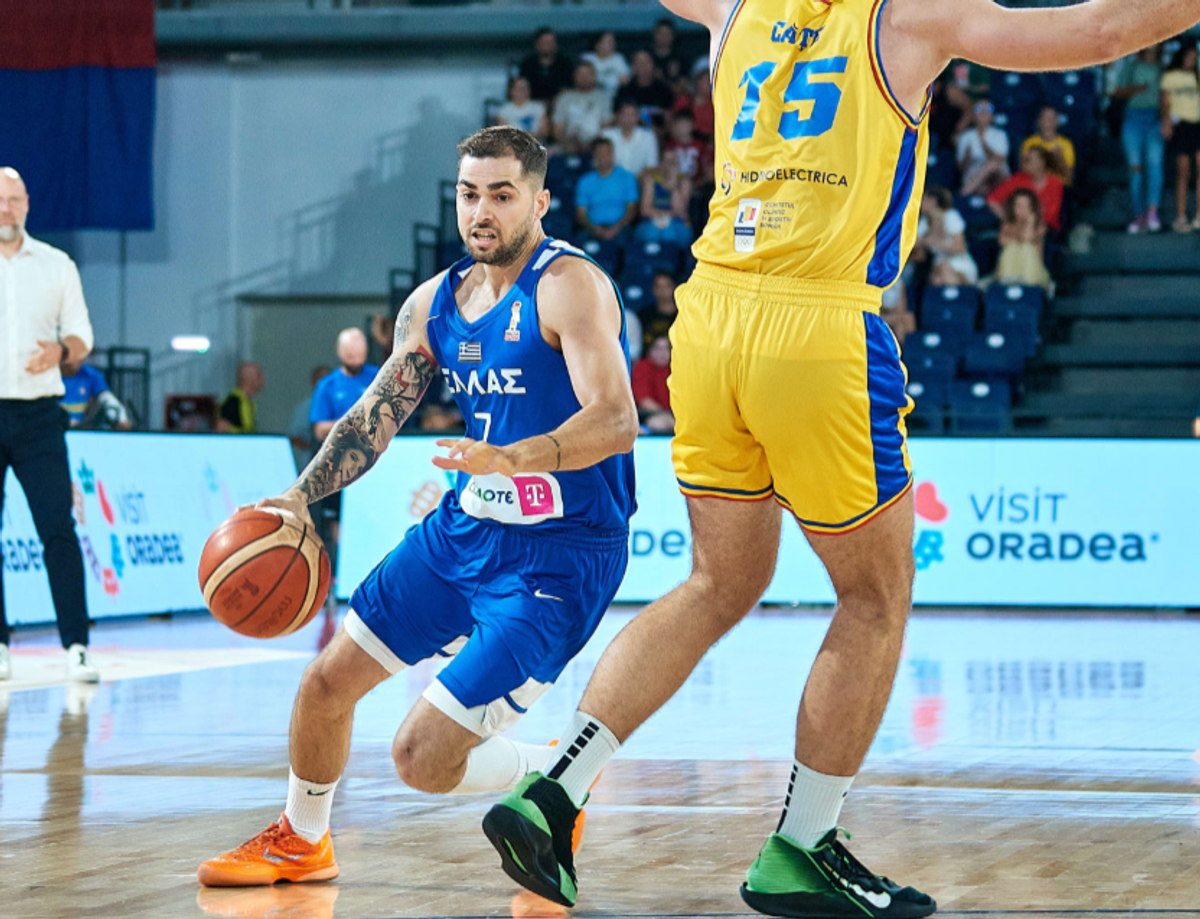 România - Grecia la baschet