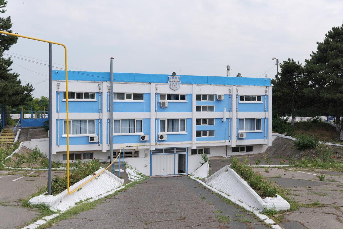 Cum arată stadionul „Delta - Gheorghe Iamandi” din Tulcea // foto: Andrei Furnigă (GSP)