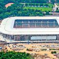 Așa ar putea arăta stadionul Steaua după montarea gazonului // foto: Instagram @ steauaofficial