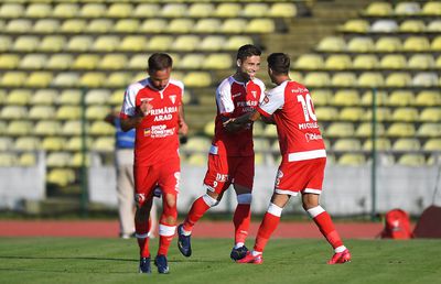 VIDEO + FOTO UTA și FC Argeș au promovat în Liga 1! DRAMATISM TOTAL: golul marcat de Rapid în 90+6 a trimis-o pe Mioveni la baraj și pe Turris în B