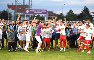 FOTO Imagini FANTASTICE! FC Argeș și UTA au sărbătorit împreună promovarea în Liga 1