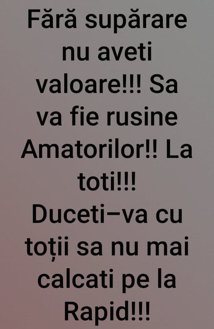 Încep problemele pentru Rapid! Șeful galeriei a răbufnit: „Să nu mai călcați pe-aici!”