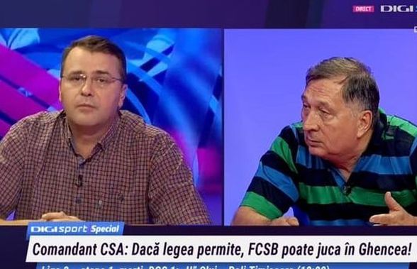 Vali Moraru, dialog încins în direct cu Ion Crăciunescu, din cauza Stelei: „Dacă a fost o anomalie în trecut, să continuăm cu ea? Hai să facem campionat de ministere!”