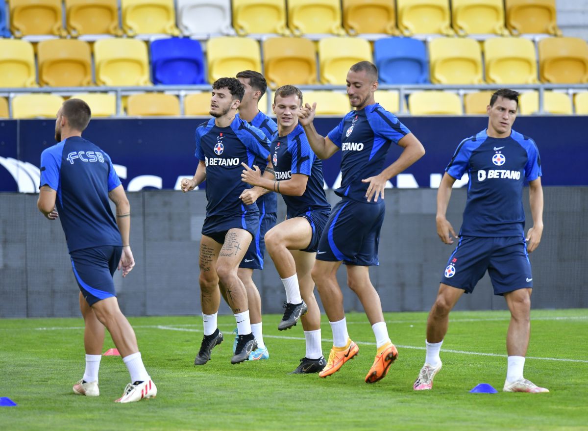 Dunajska Streda - FCSB, antrenament și conferință