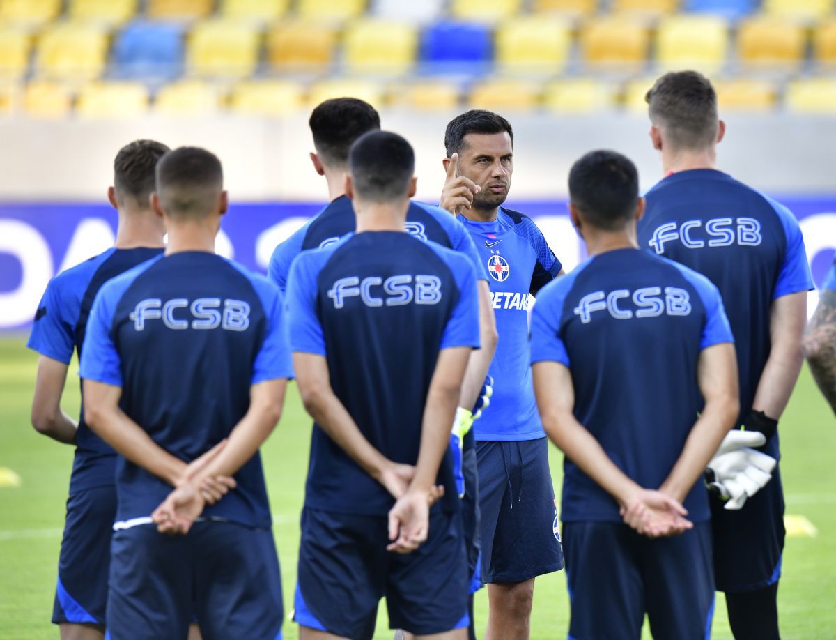 Dunajska Streda - FCSB, antrenament și conferință