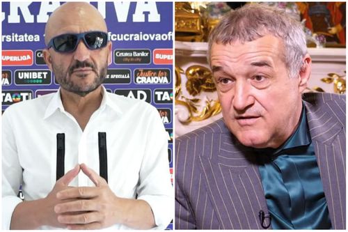 Adrian Mititelu (în stânga) și Gigi Becali