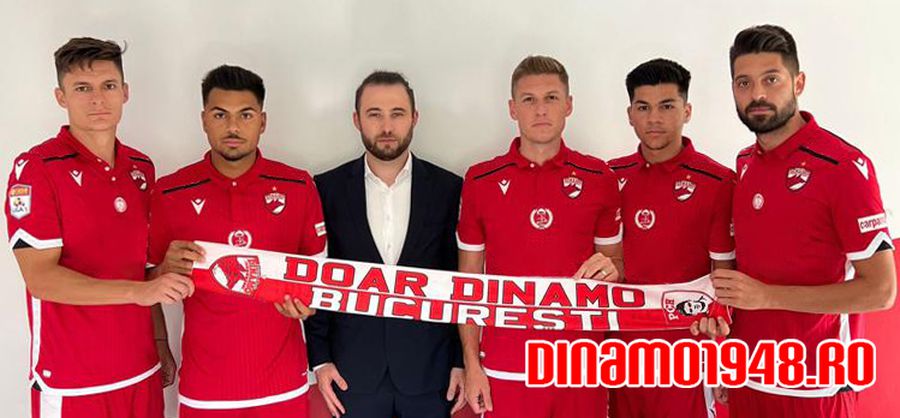 Dinamo a oficializat astăzi 5 mutări » Cum va arăta echipa de start cu Progresul Spartac