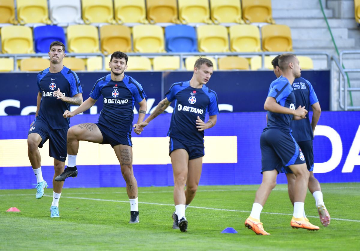 Dunajska Streda - FCSB, antrenament și conferință