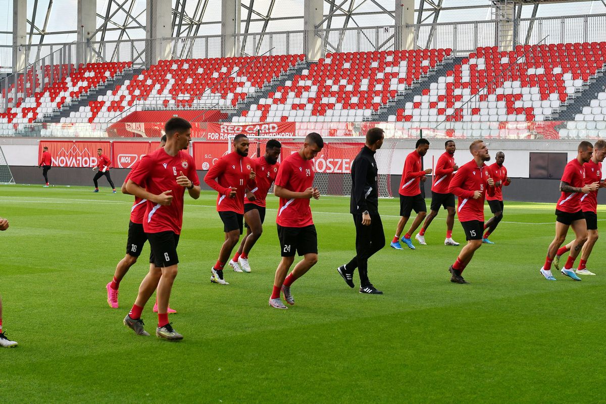 Conferinta CSKA Sofia - antrenament