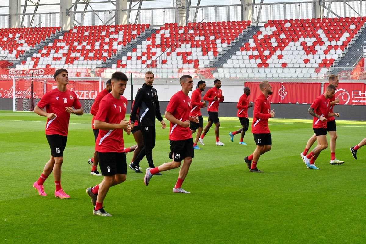 Conferinta CSKA Sofia - antrenament